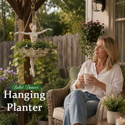 ⏰ LIMITED-TIME 59% OFF!🩰 Ballet Dancer Hanging Planter🌿