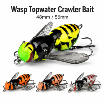 Wasp Topwater Crawler Fishing Lure