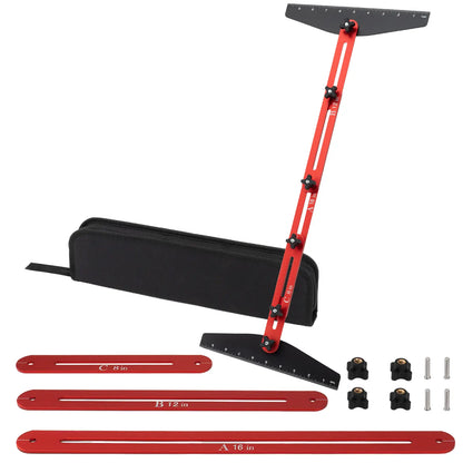 Adjustable Stair Tread Template Tool