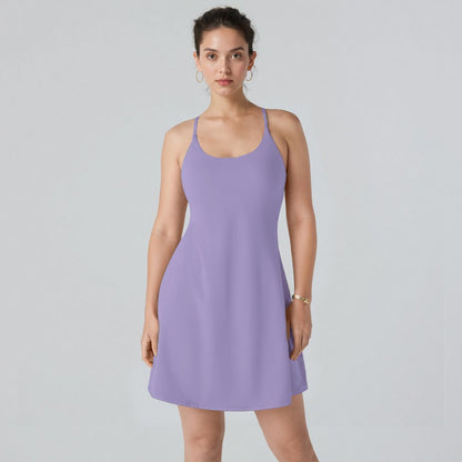 🌈Athletic Dress with Unique Built-in Shorts✨