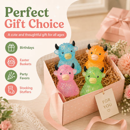 Adorable Squishy Highland Cow Stress Relief Toy