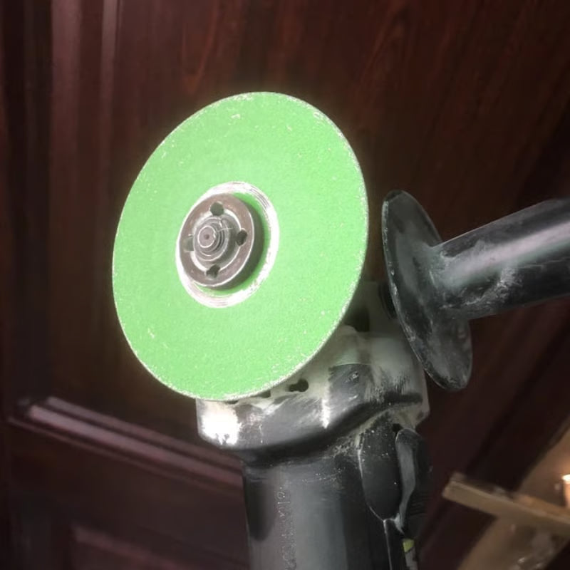 4.5" Diamond Disc for Rock Slabs 🪨 Ceramic · Tile · Marble · Granite 💎 Vacuum Brazed · Ultra-Thin 🔧 Angle Grinder · Bench Grinder · Die Grinder