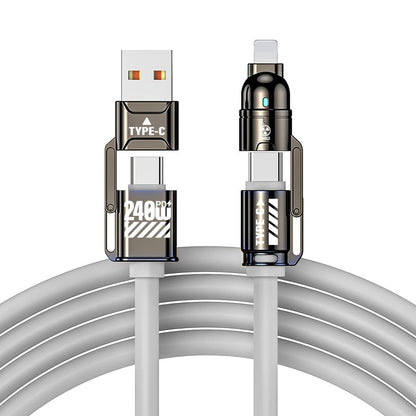 🔥 4-in-1 USB Charging Cable mFish fast charging 240W