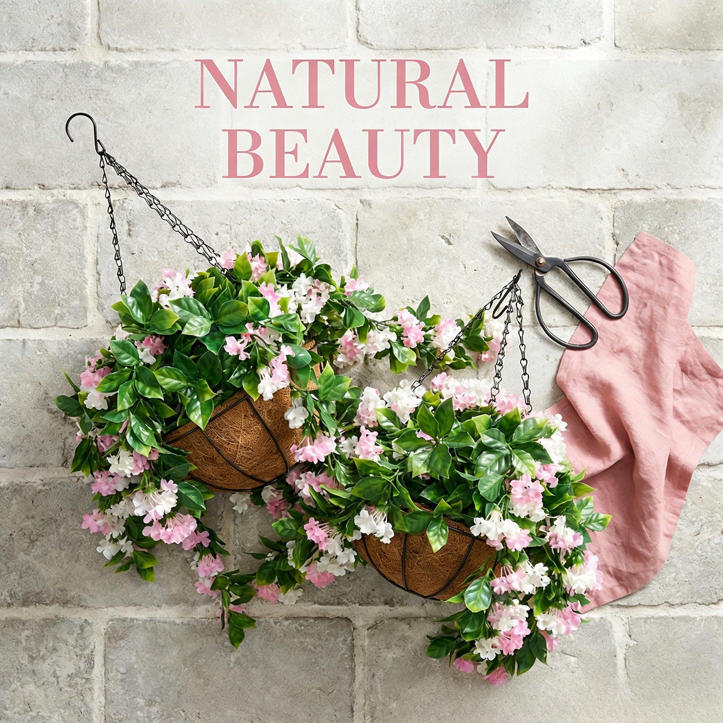 🎁Last Day Promotion 49% OFF🔥Faux Crepe Myrtle Hanging Baskets