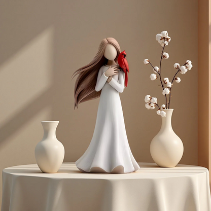 🔥Hot Sale 49% OFF -✨Cardinal Remembrance Love and Serenity Figurine❤️Serene Desk Companion🙏