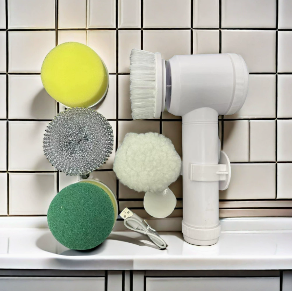 Magic Electric Cleaning Brush | Cordless Rotary Scrubber 🧽