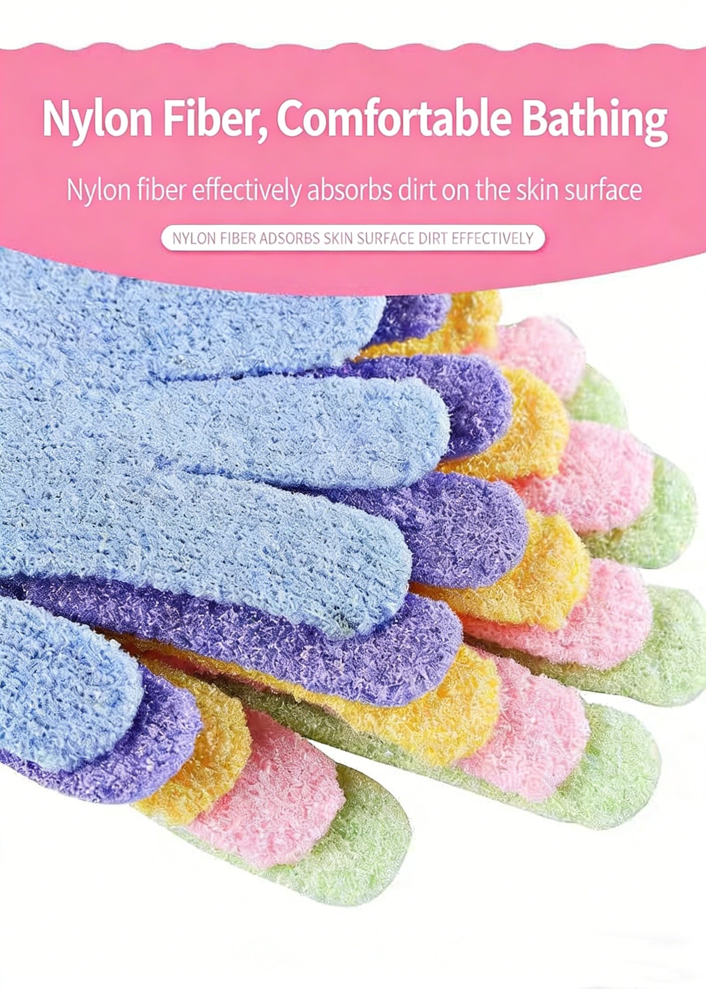 💥 Exfoliating Bath Scrub Towel — Silky Smooth Skin in Minutes