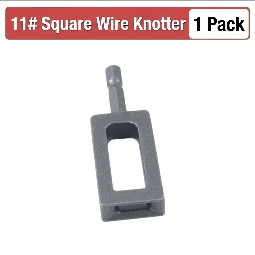 🔩 Heavy-Duty Wire Twister Tool for Drill ⚙️, High-Carbon Steel Rebar Tie Wire Twisting Bit, Fast Wire Tying Attachment for Construction 🏗️, Fencing 🚧, and Gardening 🌱