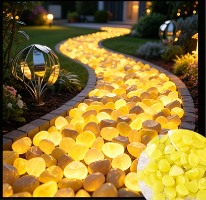 🏆Flash Sale⚡ 50K+ SOLD! Almost Gone-💥Glow In The Dark Rocks - Illuminate Your Outdoors with Enchanting Glow!