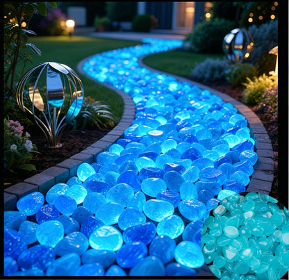🏆Flash Sale⚡ 50K+ SOLD! Almost Gone-💥Glow In The Dark Rocks - Illuminate Your Outdoors with Enchanting Glow!