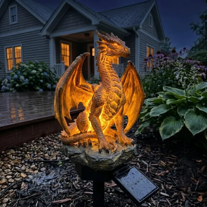 Golden Dragon Solar Light – 250th Anniversary Ember Edition for Yard & Garden 🏡🌿