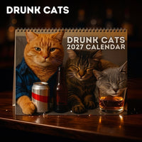 2027 Drunk Cats Calendar