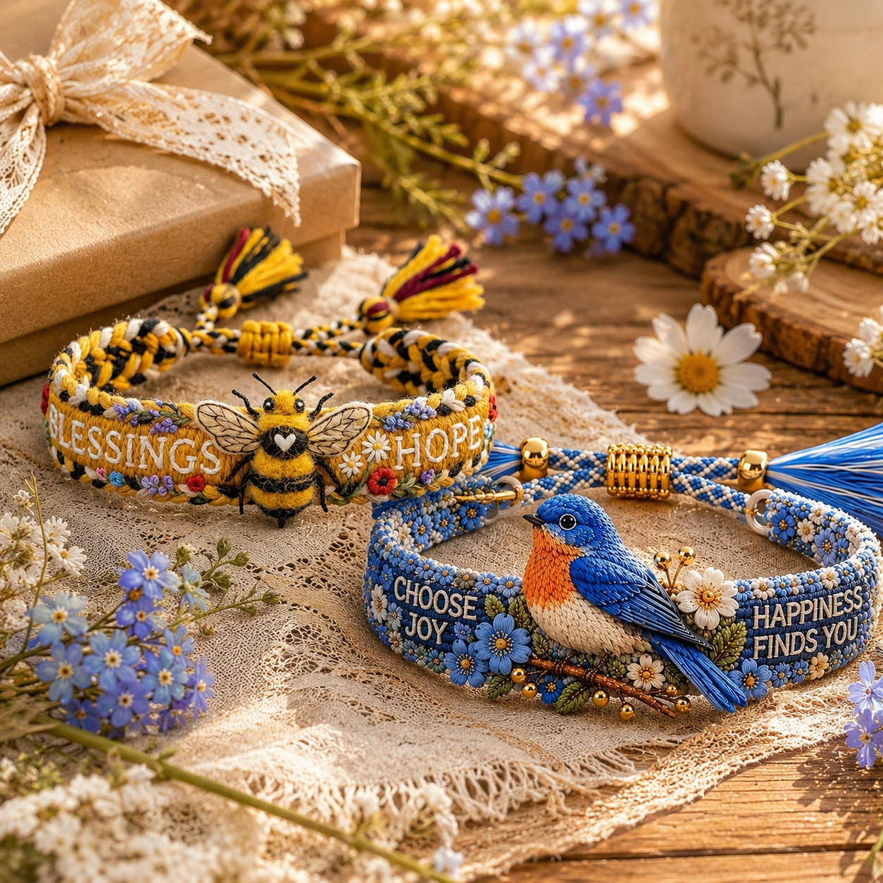 🌼 Blessings & Hope 🐝 2026 Limited Edition Handmade Woven Bracelet