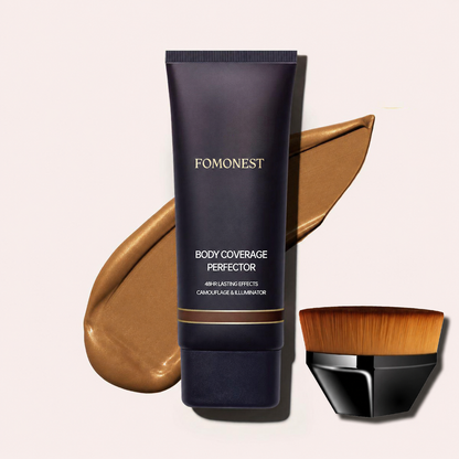 Waterproof & Sweatproof Full Coverage Body Tattoo Concealer | Instant Coverage, Limited Time: Free Concealer Brush Included