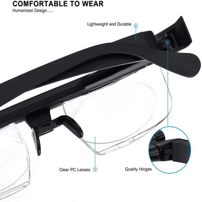 🔥 Adjustable Focus Glasses – 💥Buy 1 Get 1 Free👁️