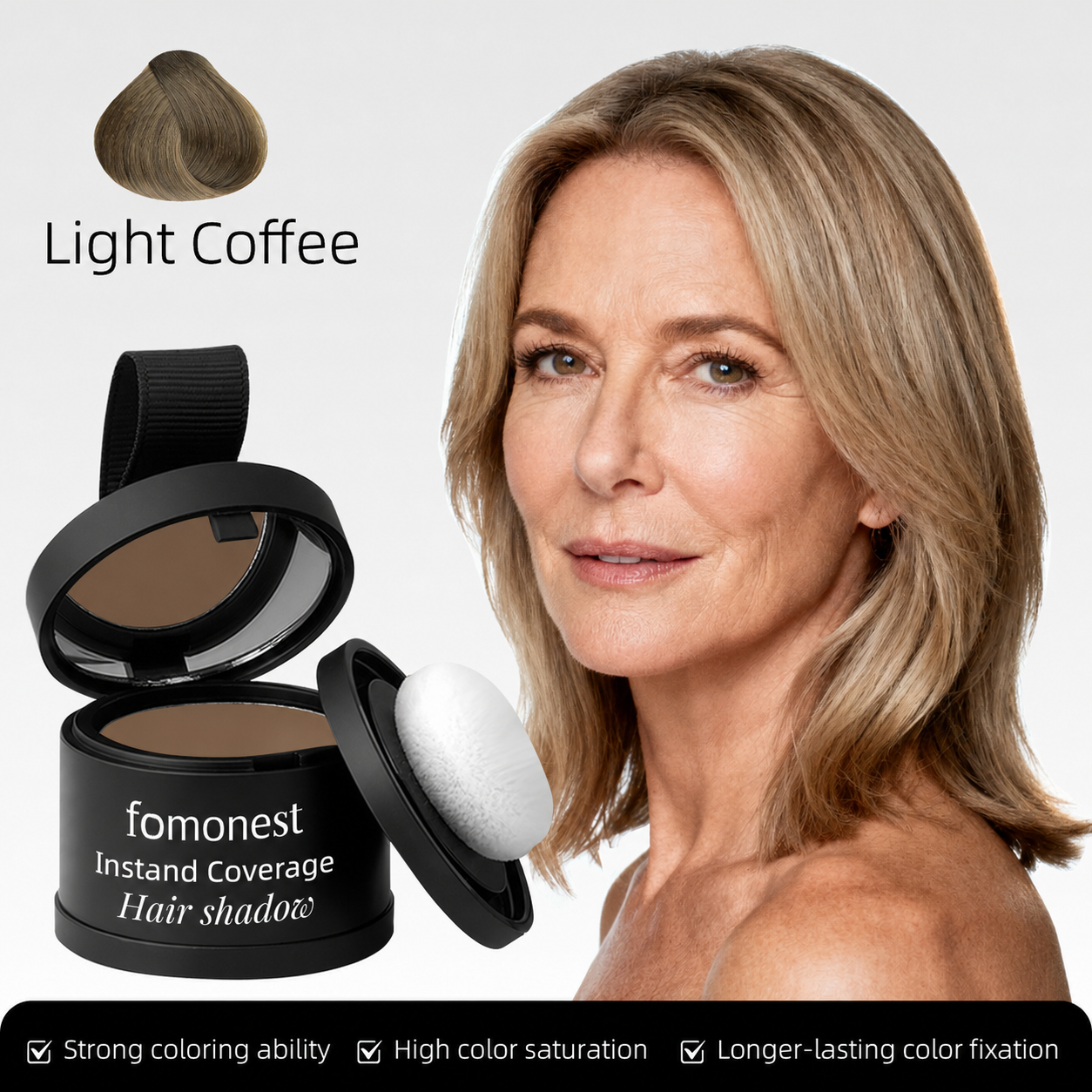 Instant, Natural Coverage Hairline Powder