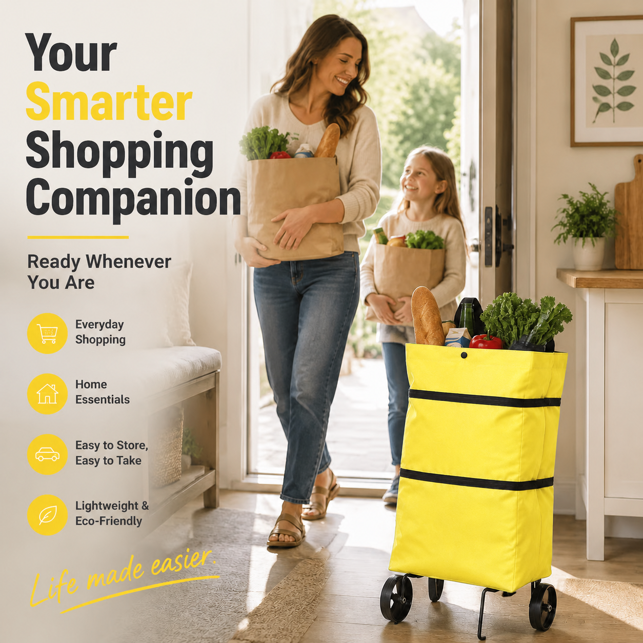 🔥HOT SALE 49% OFF🔥Foldable 2-in-1 Shopping Bag