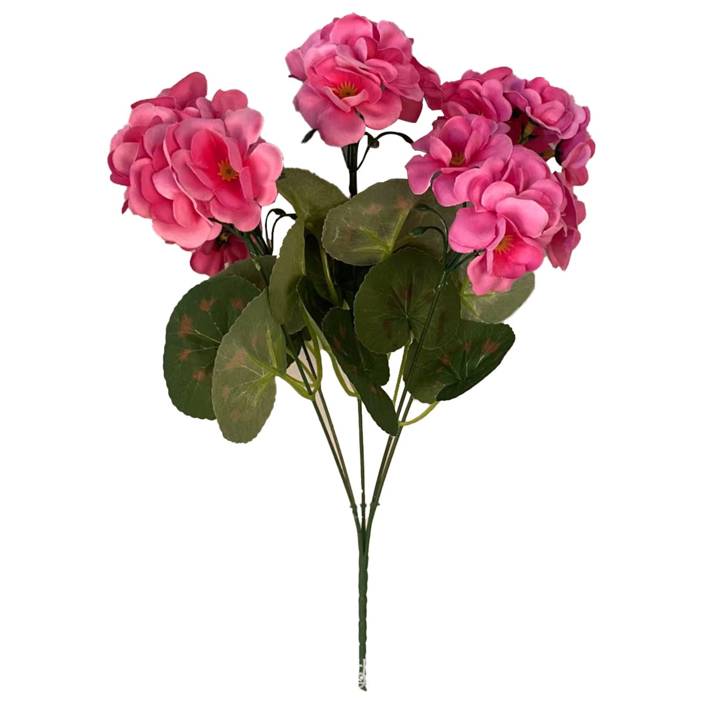 🌸 Lush, UV-Resistant Artificial Geraniums – Real Look, No Maintenance! 🌞🏡