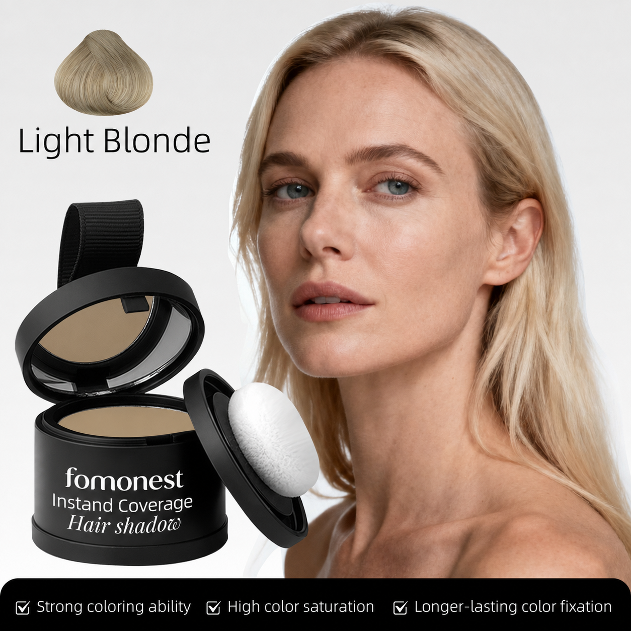 Instant, Natural Coverage Hairline Powder