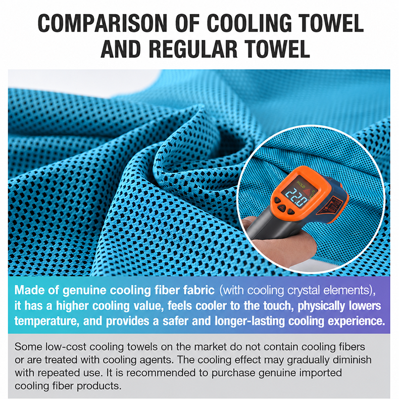 🧊Summer Instant Chill Cooling Towel | Portable Bottle Pack Heat Relief Towel For Gym, Hiking & Outdoor