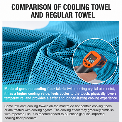 🧊Summer Instant Chill Cooling Towel | Portable Bottle Pack Heat Relief Towel For Gym, Hiking & Outdoor