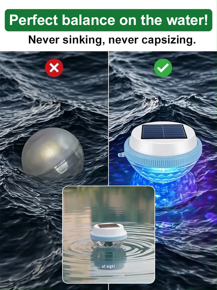 🔥Summer Sale 50% OFF🐟✨ Solar Floating Pool Light