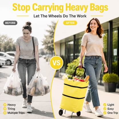 🔥HOT SALE 49% OFF🔥Foldable 2-in-1 Shopping Bag