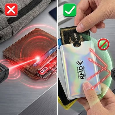 🔥Limited Time 50% Off🛡️8 Counts RFID Blocking Sleeves Set