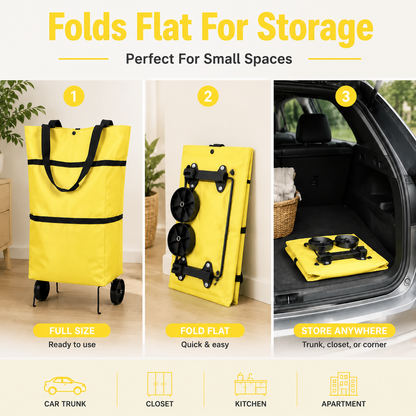 🔥HOT SALE 49% OFF🔥Foldable 2-in-1 Shopping Bag