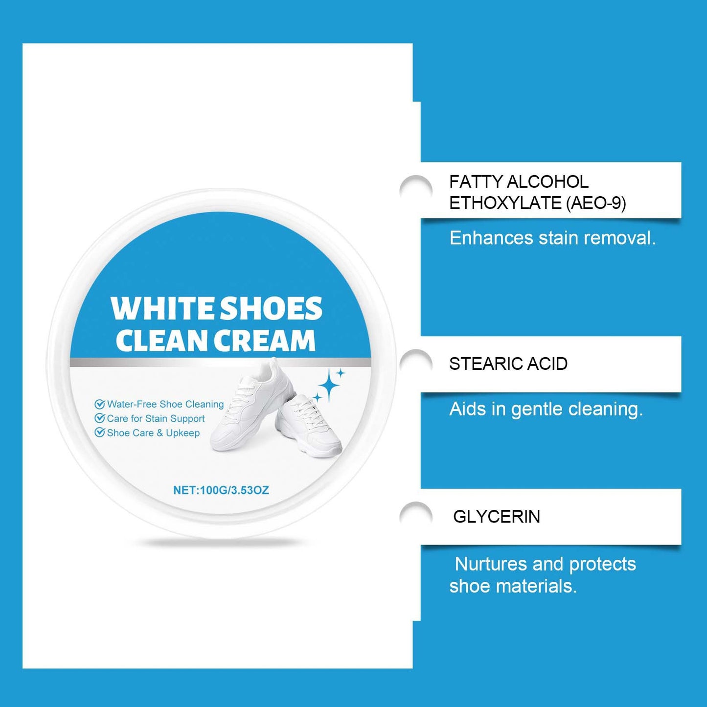 💥50% OFF Today Only — White Shoes Clean Cream | Waterless & Instant Results ✨