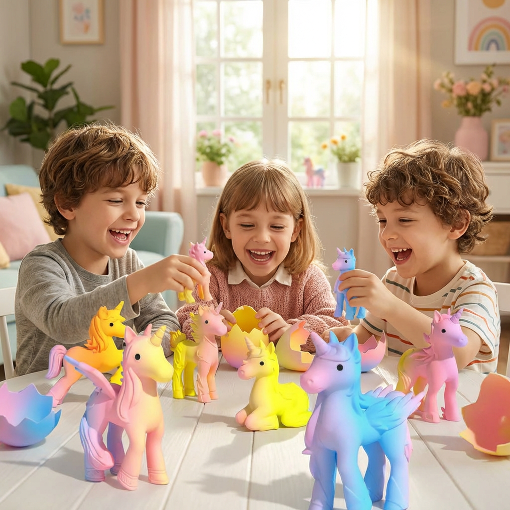 🦄Magical Hatching Unicorn Surprise Eggs✨6 Pack Enchantment & Surprise💦Water-Grow & Spark Joy — Kids’ Enchanted Surprise Toy🎁
