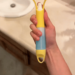 3-in-1 Glass Cleaner — Scraper + Squeegee + Scrubber | Window, Mirror & Car Windshield Tool