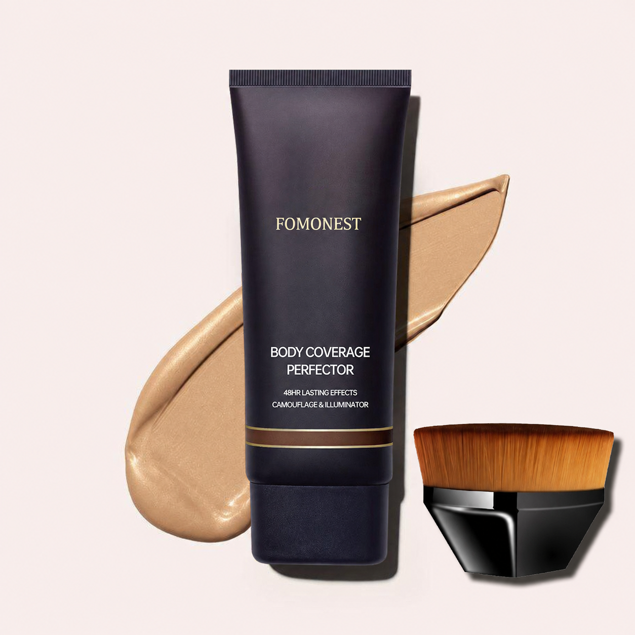 Waterproof & Sweatproof Full Coverage Body Tattoo Concealer | Instant Coverage, Limited Time: Free Concealer Brush Included