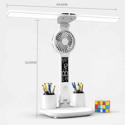 🔥Desktop Desk Lamp Fan with Smart LED Display & Touch Control