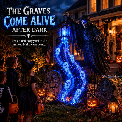 🔥 Today Only: 49% OFF 🎁Animated Halloween Soul Harvester Garden Light Collection💀
