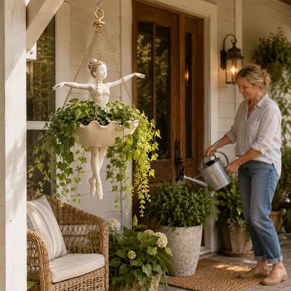 ⏰ LIMITED-TIME 59% OFF!🩰 Ballet Dancer Hanging Planter🌿