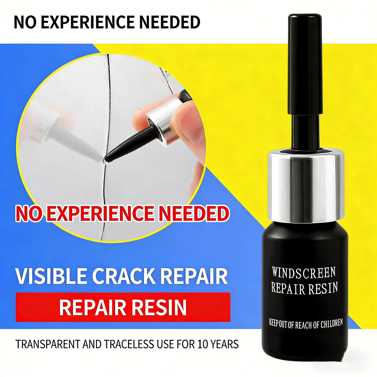 ⚡ Windshield Repair Resin — Clear Cracks Fast, Drive with Confidence