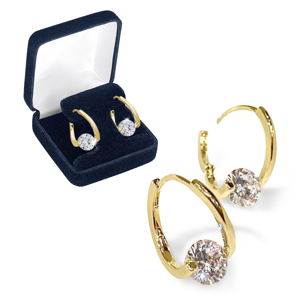 🔥LAST DAY SALE-80% OFF)Histone Lymphvity MagneTherapy CZ Earrings