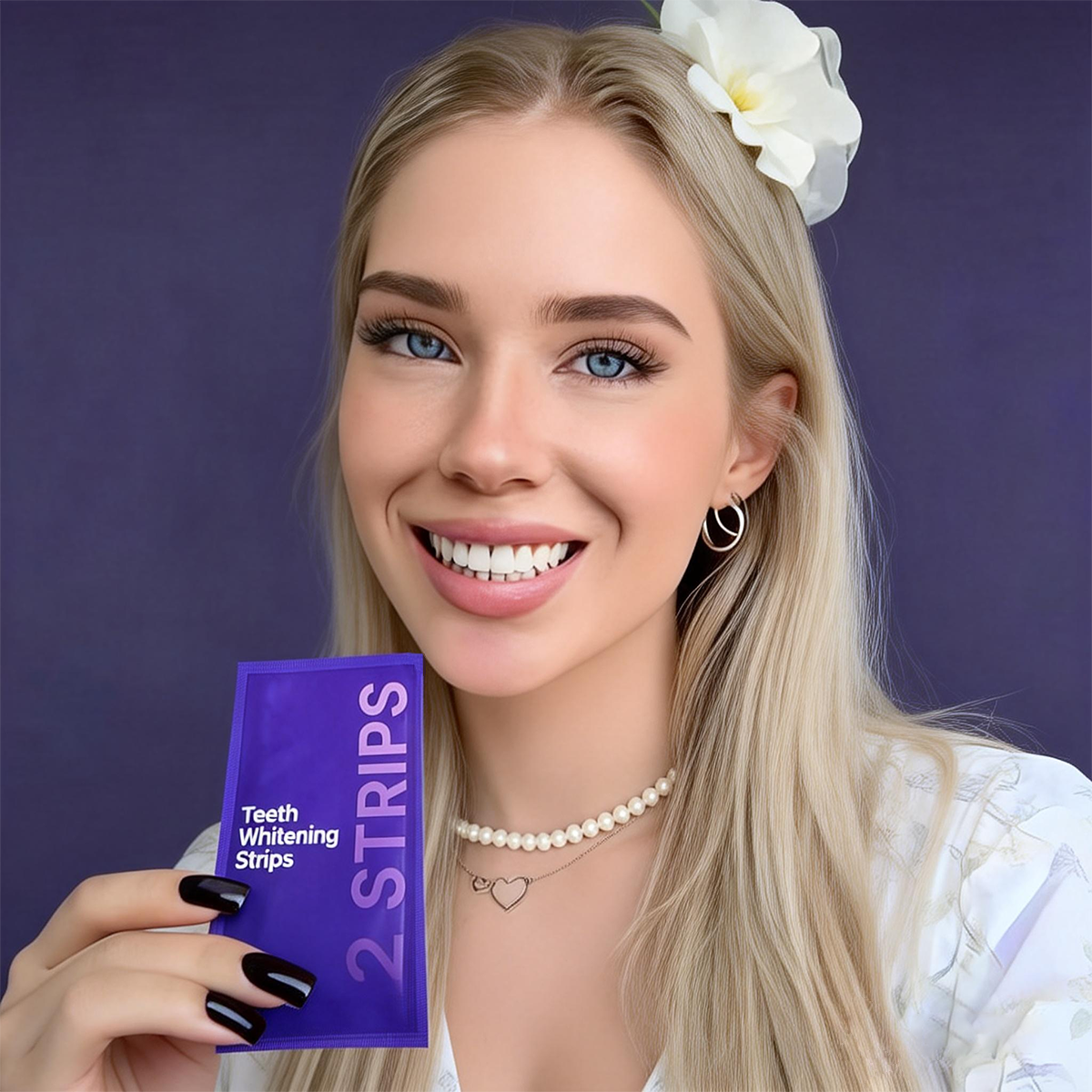 🦷✨Purple Teeth Whitening Strips