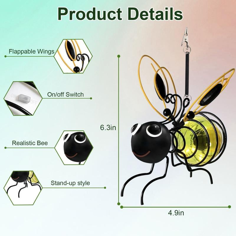 ✨This Week's Special Price💥 -Outdoor Hanging Solar Bee Light