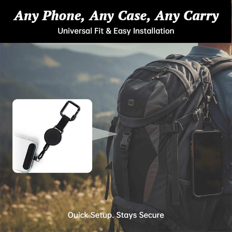 💪 Heavy Duty Anti-Theft Retractable Phone Lanyard | 🚫 Unbreakable ✅ Breakage Guarantee