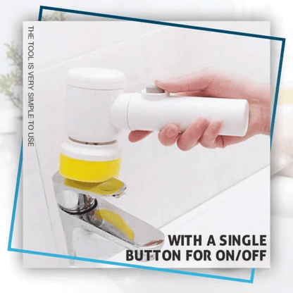 Magic Electric Cleaning Brush | Cordless Rotary Scrubber 🧽