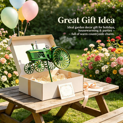 Vintage Tractor Wind Spinner – Bring Farmhouse Charm To Your Garden🏡🎁