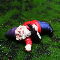 1 PC Drunken Reclining Dwarf Statue