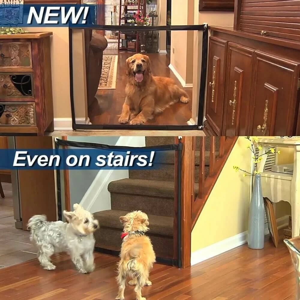 🐾 Multi-Purpose Portable Safety Gate for Kids & Pets – Doorway & Stair Guard
