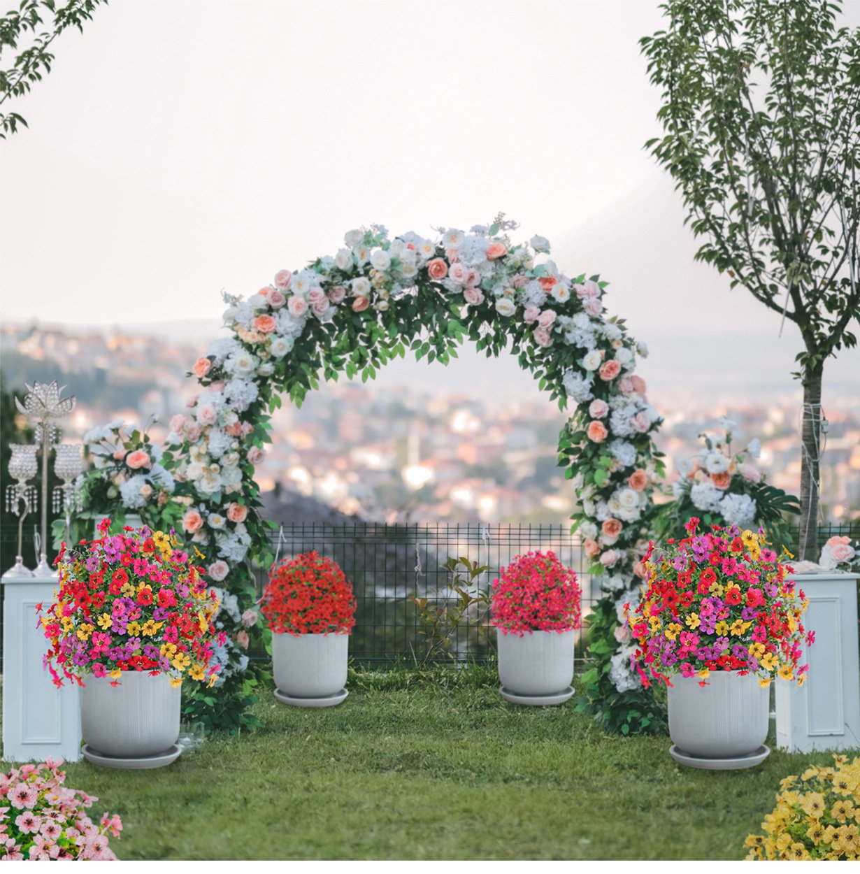 🔥🔥🔥Last Day! 75% Off Outdoor/Indoor UV Resistant & Waterproof Artificial Flower Decor🌸