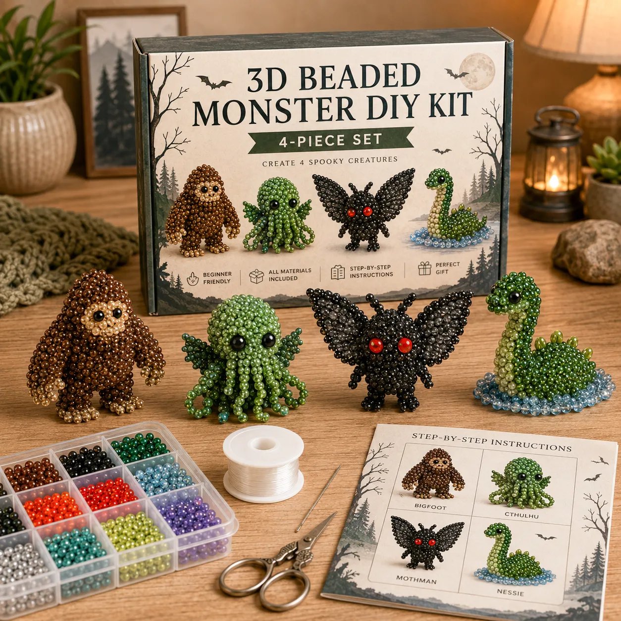 🔥2026 Hot Sale -🧵 3D Beaded Animal DIY Kit | Perfect Gift for Craft & Animal Lovers ✨