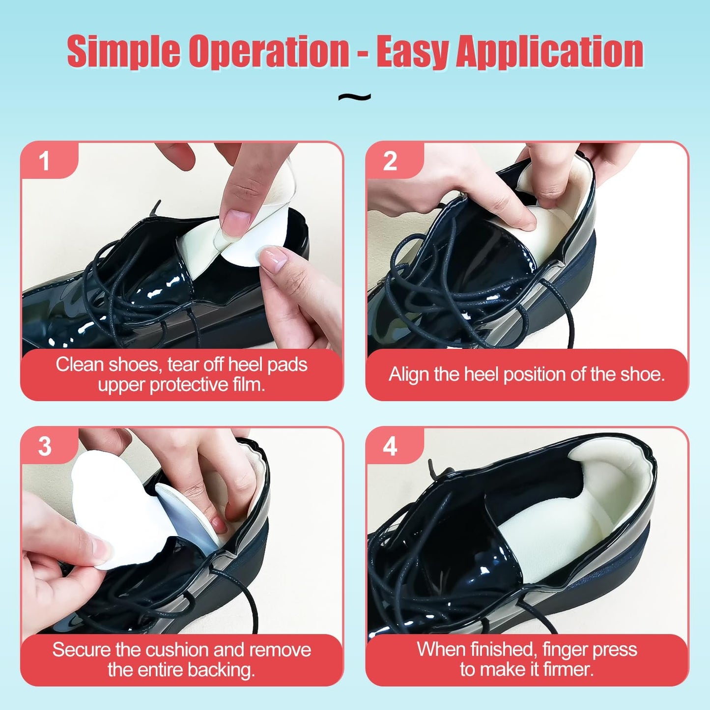 🔥🔥Buy 1 Get 1 Free🔥Anti-slip Heel Liners Soft Cushion Heel Protector Pads for Women Men Shoes