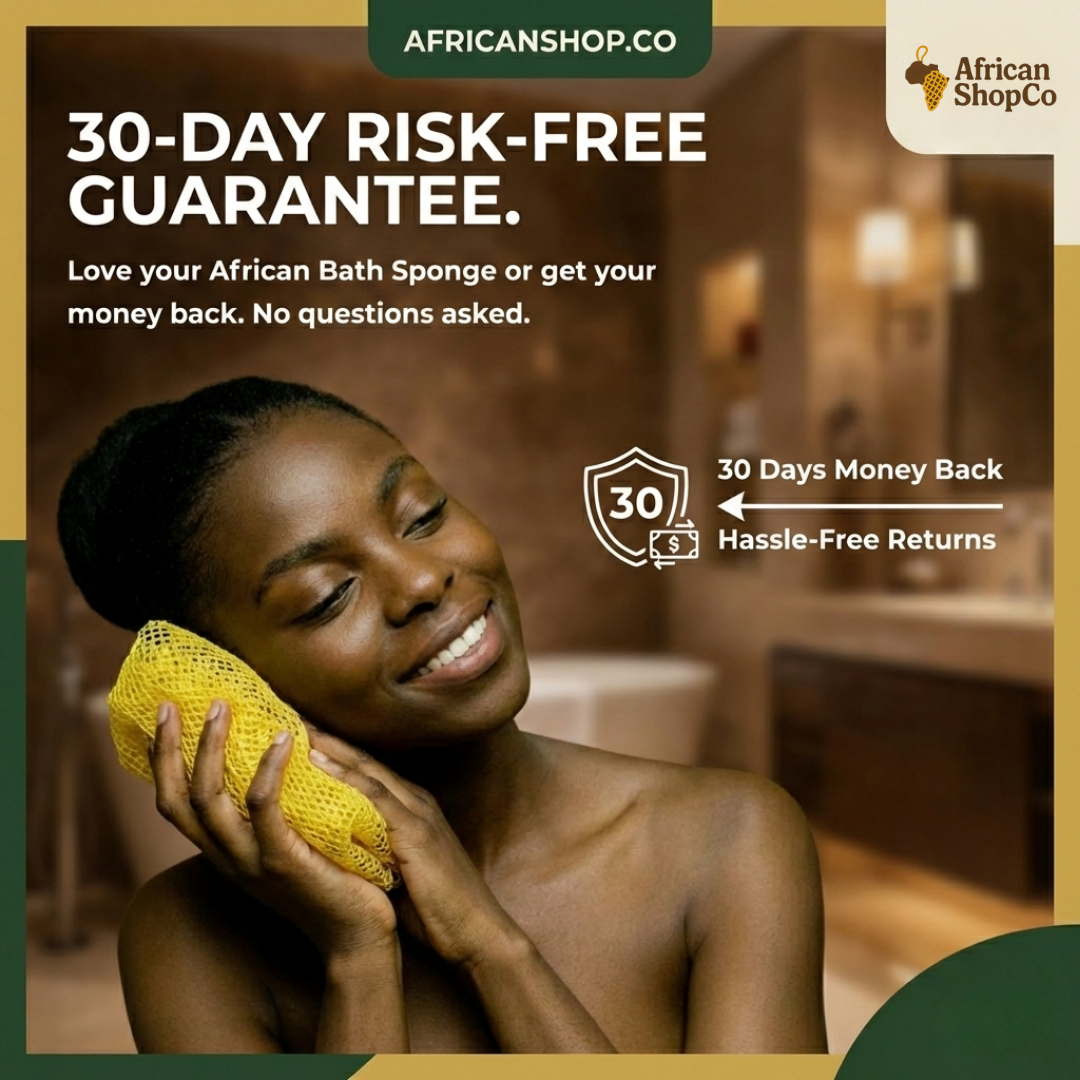 🔥 50% OFF 100% Authentic African Exfoliating Net Sponge