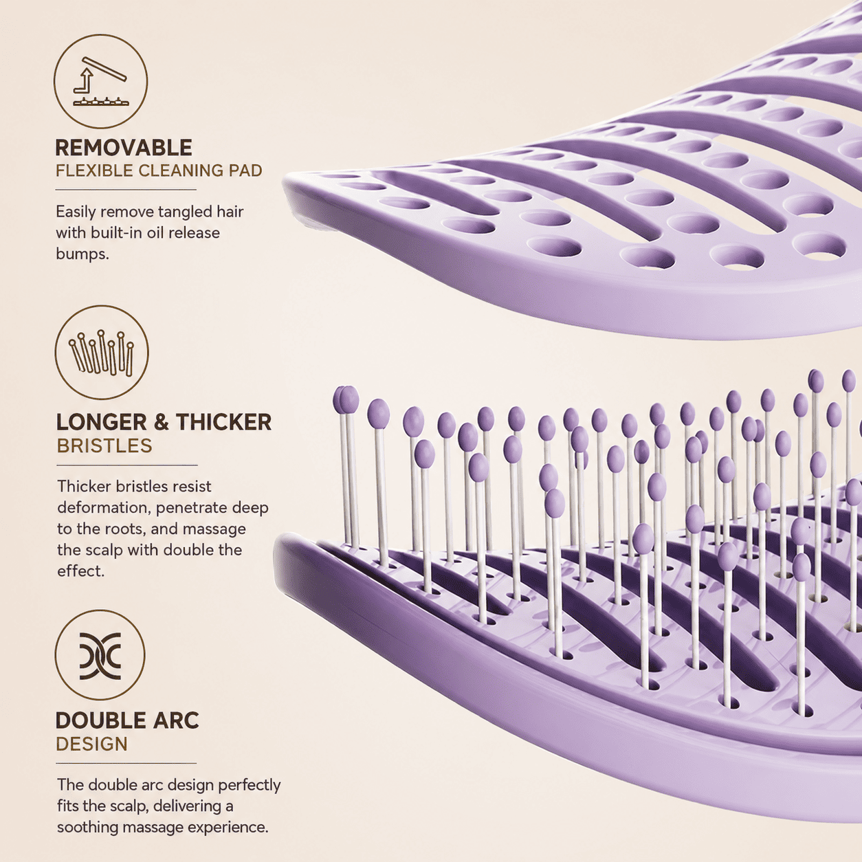Stop Brushing Yesterday's Dirt Back Into Your Hair — Self-Cleaning Hair Brush